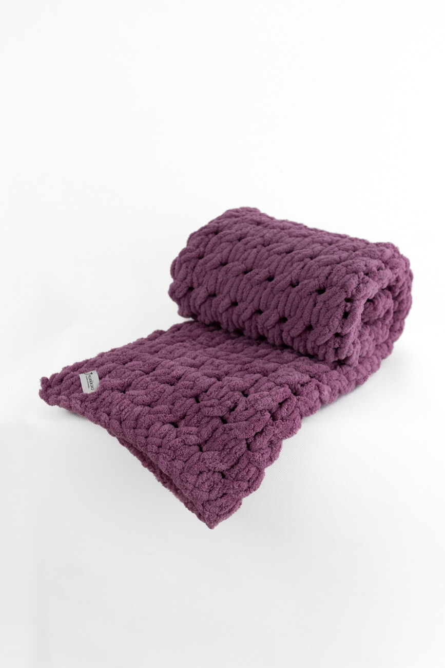 Puffy deka tmavo ružová - 28